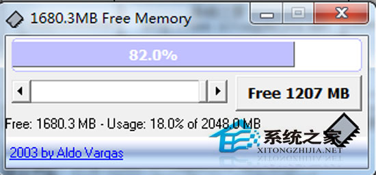 Aldos Free Memory (内存释放) V1.2 绿色版