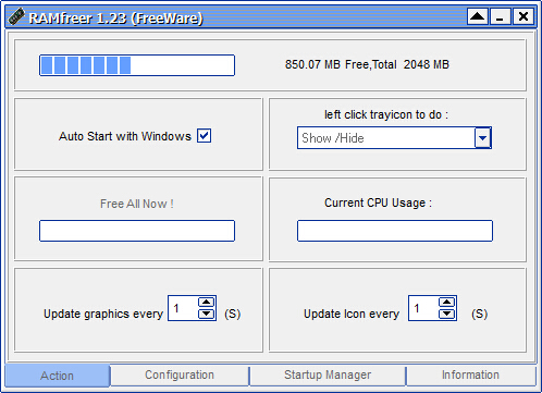 RAMfreer(内存管理) V1.23 绿色版