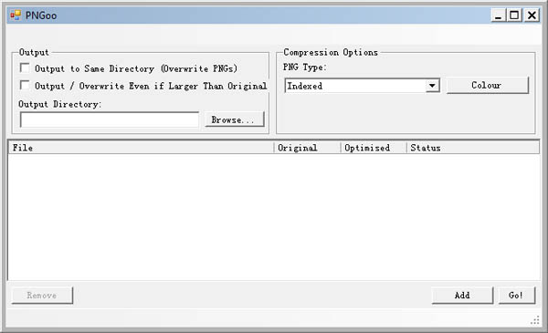  PNGoo(PNG图片压缩工具) V1.0 绿色版