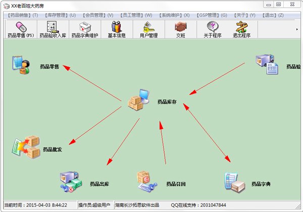  利康医药进销存管理系统 V201503