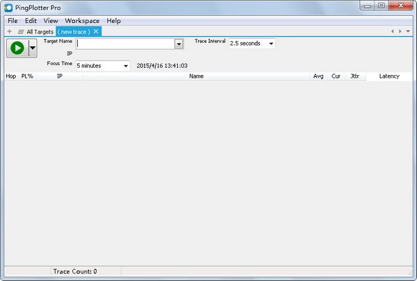 Ping Plotter(路由跟踪软件) V4.00.3 英文版