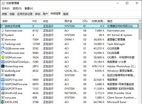 Win10中系统空闲进程占用CPU过高怎么办