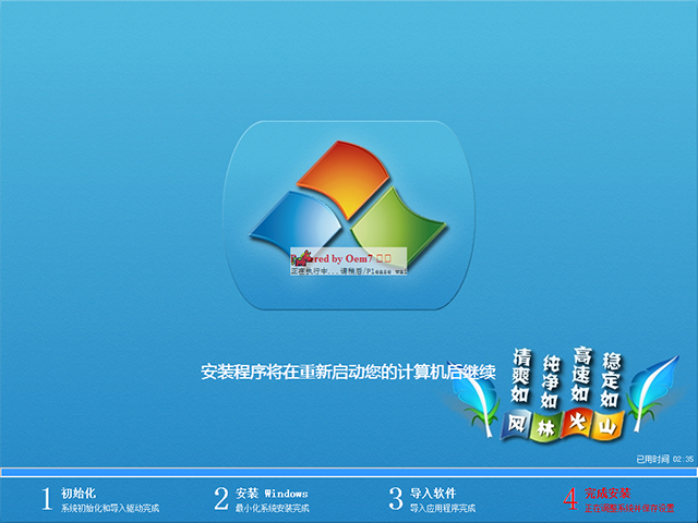 风林火山 GHOST Win7 SP1 装机旗舰版 V2014.05（64位）